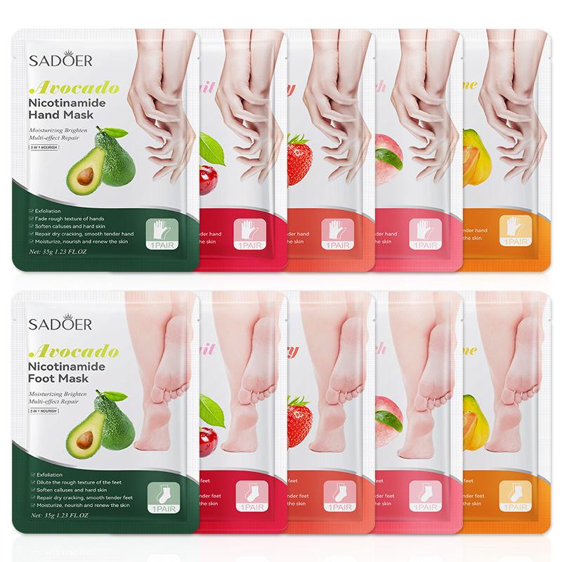 Foot Spa - 1쌍 사도어 과일 풋 마스크 보습