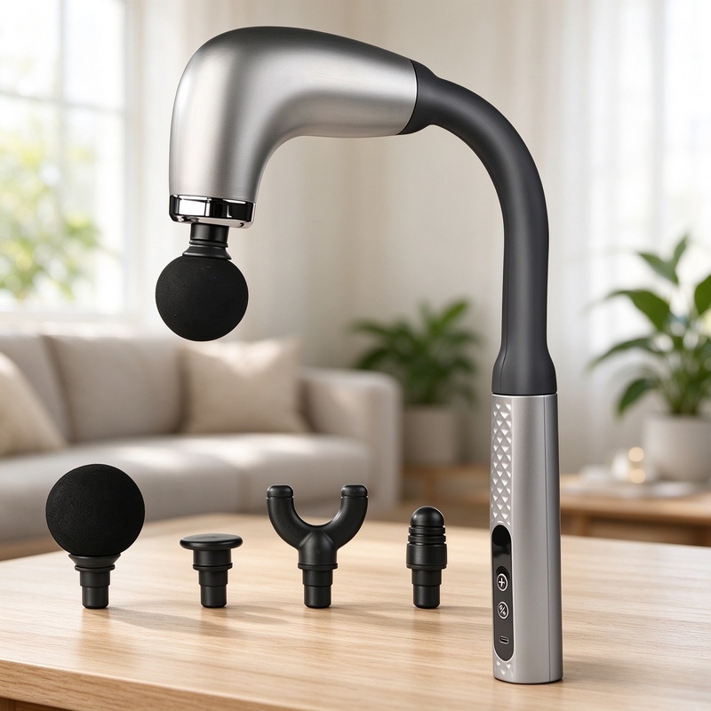 스마트 전기 마사지건, 휴대용 심부 조직 마사지기, 간 - Massage Gun 리뷰 및 가격