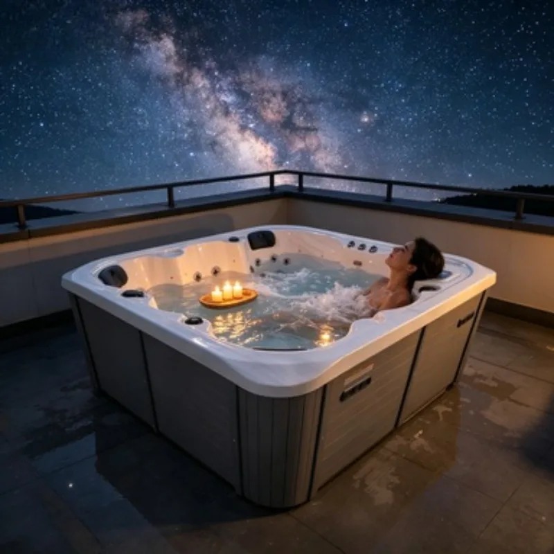 온수 욕조 스파 월풀 욕조 아크릴 자쿠지 마사지 야외용 - Hot Tub 리뷰 및 가격