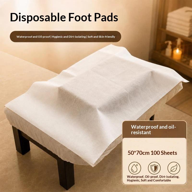 100개입 일회용 직물 소재 베개 수건, 부드러운 촉감 - Foot Spa 리뷰 및 가격