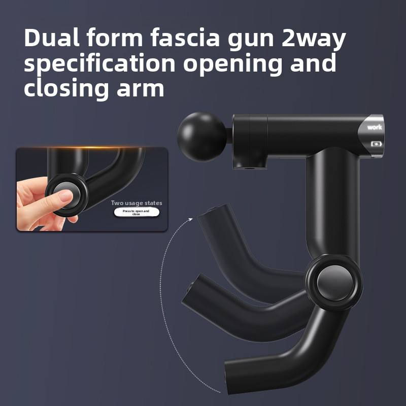 딥 머슬 마사지건 접이식 파시아건 전기 진동 마사지기  - Massage Gun 리뷰 및 가격