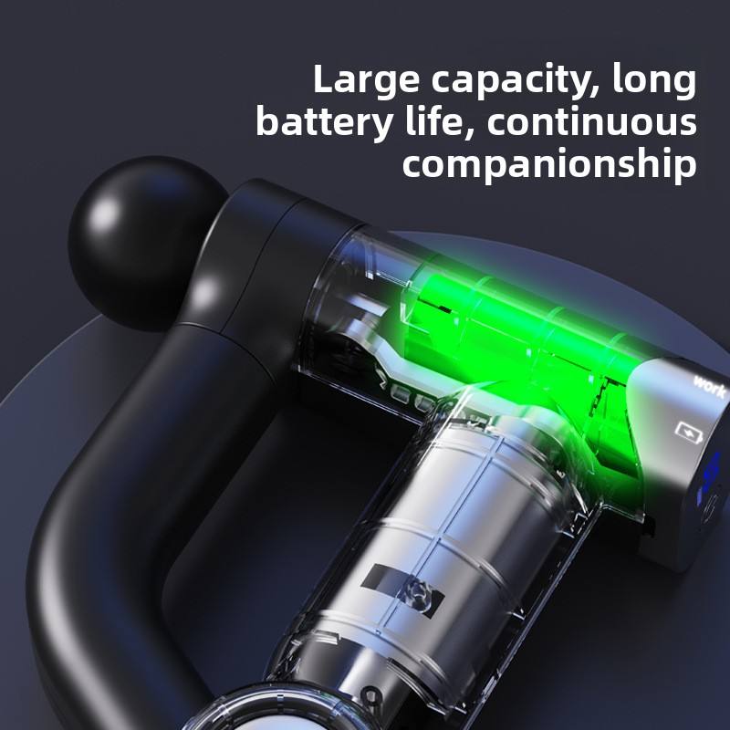 딥 머슬 마사지건 접이식 파시아건 전기 진동 마사지기  - Massage Gun 리뷰 및 가격