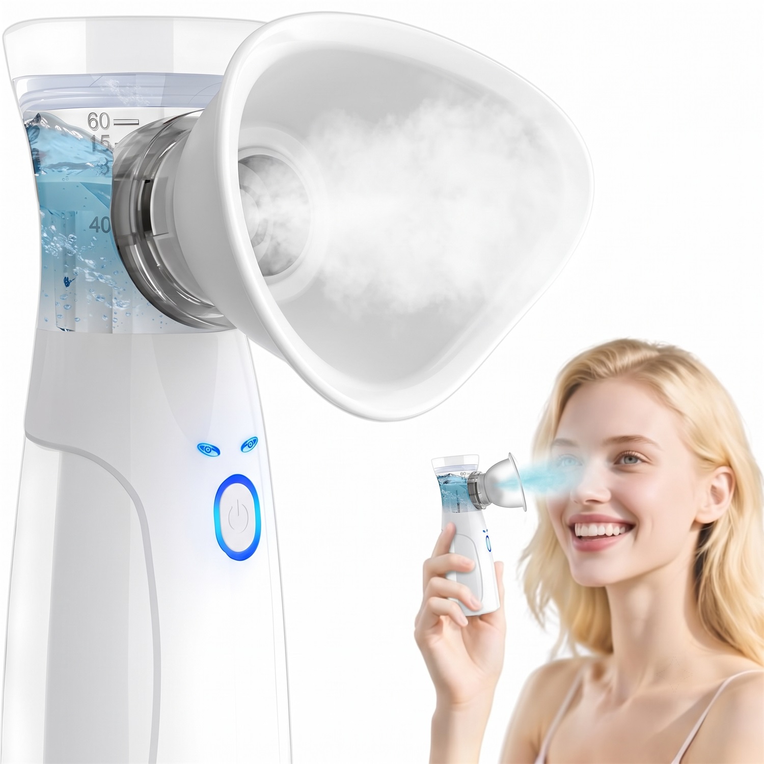 휴대용 페이셜 나노 미스터 휴대용 수분 공급 가습기,  - Face Steamer 리뷰 및 가격