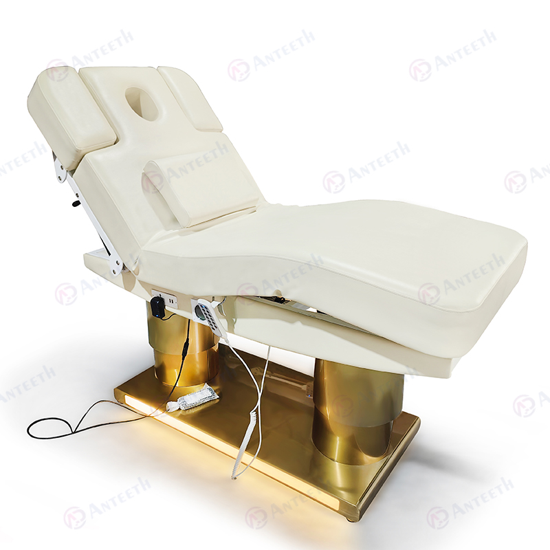 럭셔리 스파 살롱 가구 골드 베이스 클리닉 트리트먼트  - Spa Massager 리뷰 및 가격