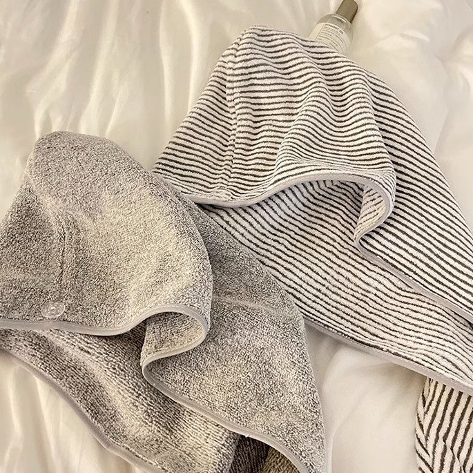 극세사 소재의 스트라이프 헤어 드라이 타월, 뛰어난 흡 - Spa Towel 리뷰 및 가격