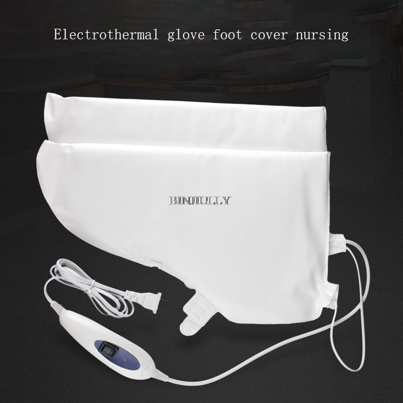 전기 네일 아트 핸드 장갑 발 커버, 매니큐어 가열 벙 - Foot Spa 리뷰 및 가격